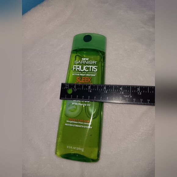 Garnier Fructis Sleek & Shine Zero Fortifying Shampoo with Marula Oil 12.5oz - Picture 4 of 7